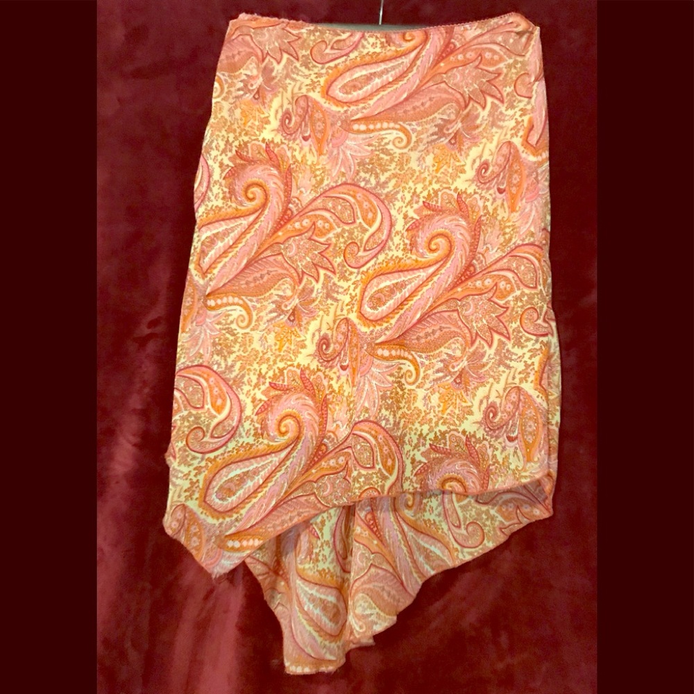 Summer fun-  flowering paisley printed knee length